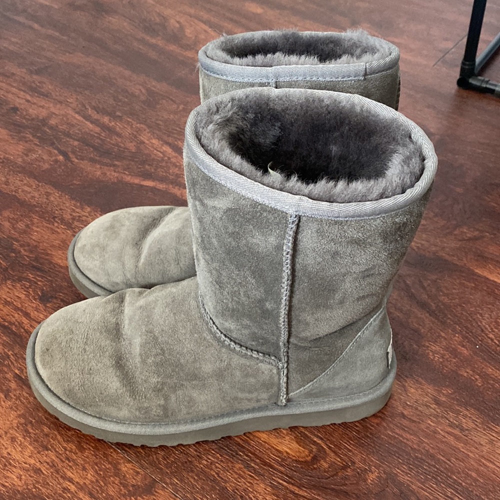 UGG Boots Grey Size 7 GUC - Picture 2 of 8